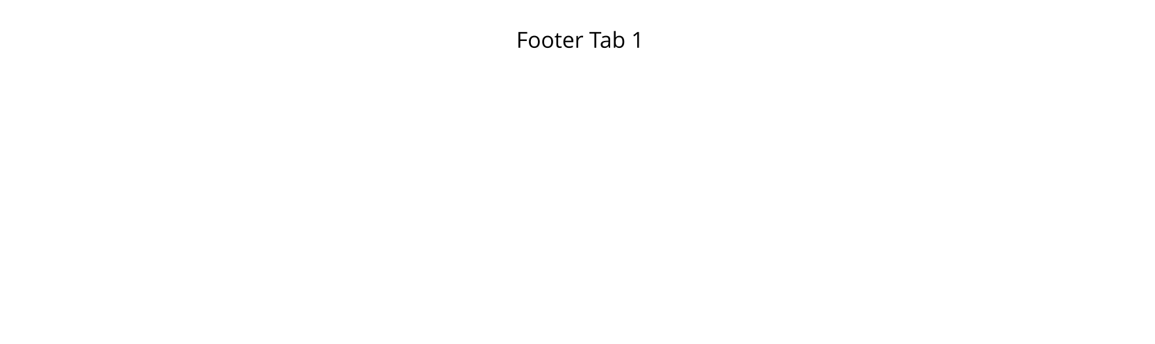 Footer Tab 1